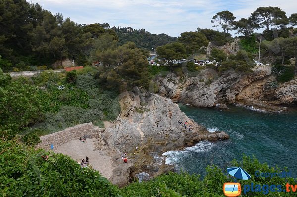 Foto della calanque di Cap Brun a Tolone