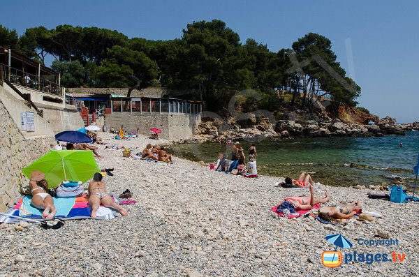 Galets sur la calanque du Capélan