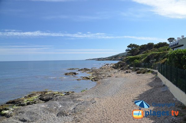 Strand Corailleurs von Saint Aygulf