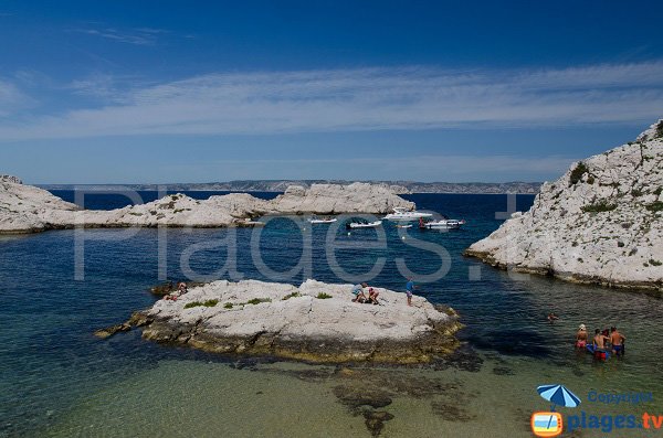 Ilot de la Crine à Frioul