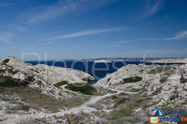 Photo of Escondelle calanque in Frioul in France