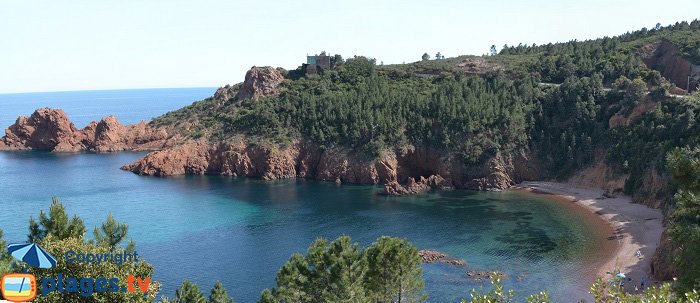 Calanque dans l'Estérel