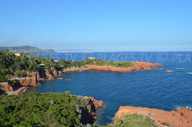 Calanque dans l'Estérel