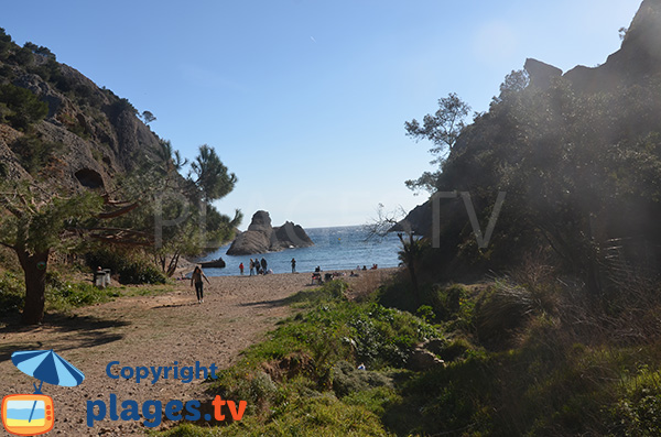 Belle calanque à La Ciotat