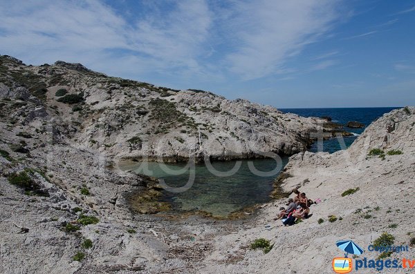 Calanque de Flancadou sur l'ile de Frioul