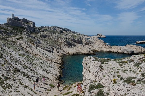 Calanque of Huile in Frioul