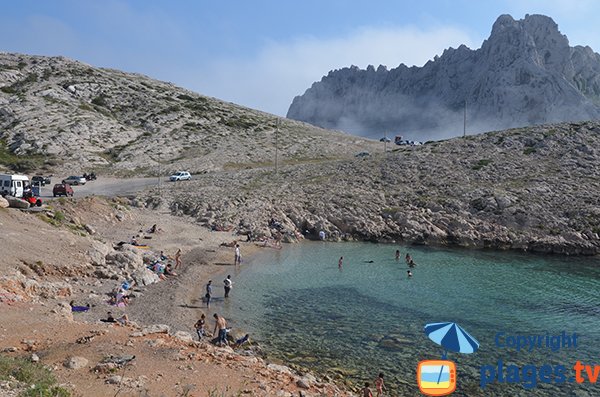 Baignade proche du Cap Croisette à Marseille