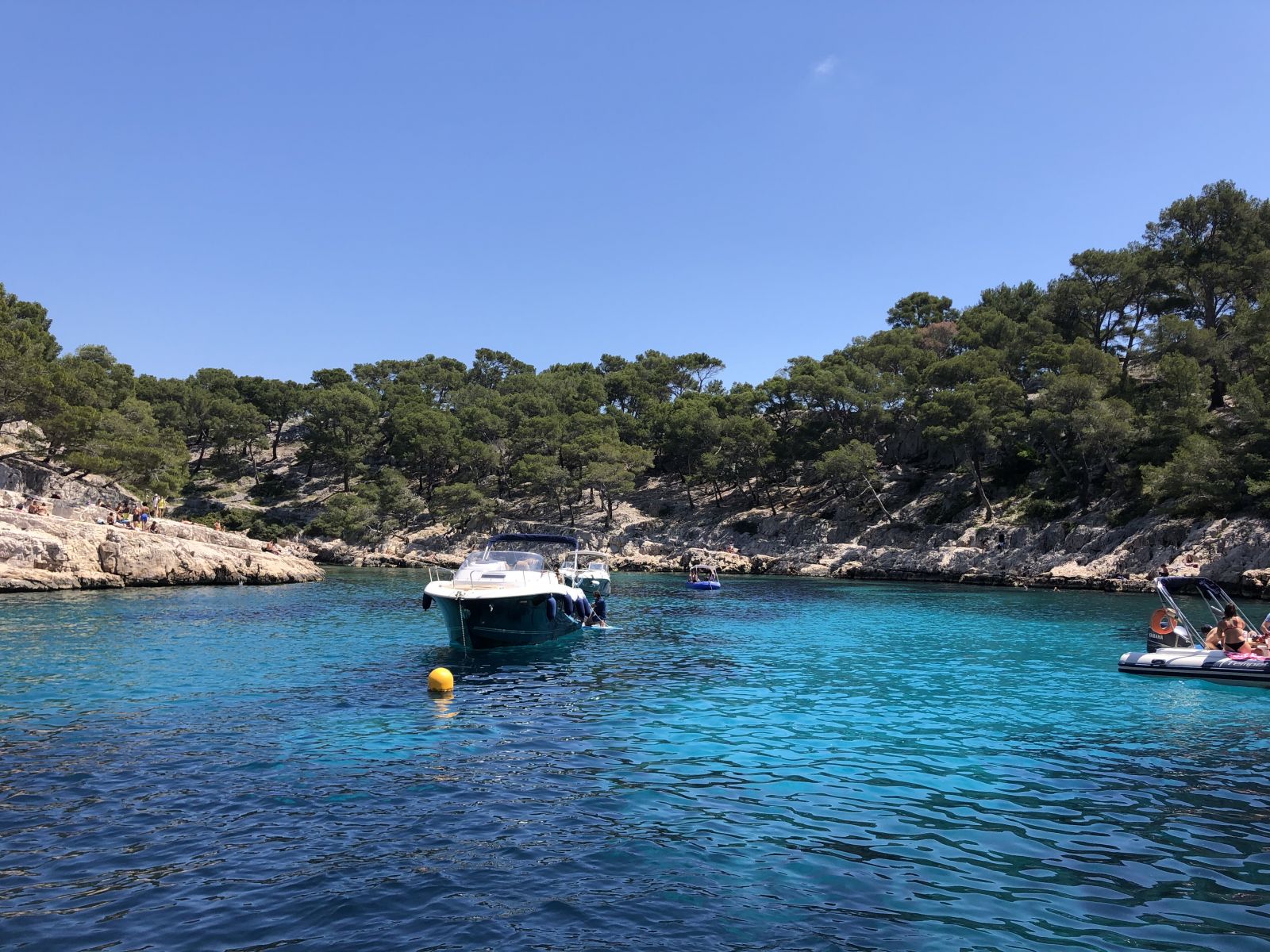 Entrée dans la calanque de Port Pin