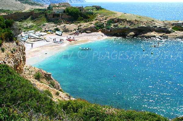 Foto della calanque di Marseilleveyre - Marsiglia