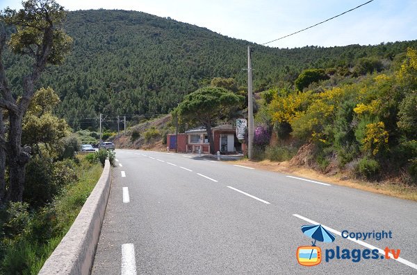 Landmark to find the creek of Maubois in Agay