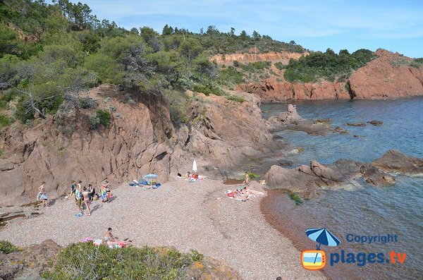 Foto della calanque di Maupas - Estérel