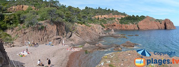 Foto della Calanque di Maupas - Agay - Francia