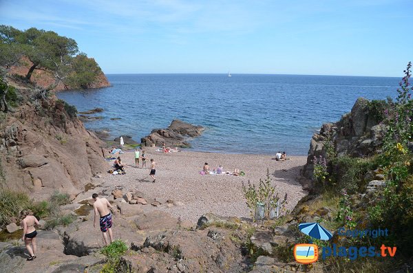 Calanque of Maupas in Agay - Esterel