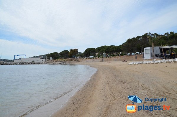 Photo de la plage des Peiras aux Issambres