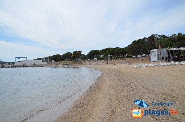 Foto des Strandes Peiras in den Issambres