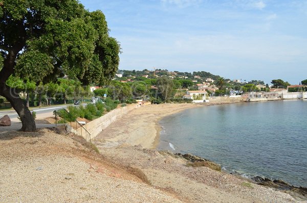 Peiras beach in Les Issambres (Roquebrune sur Argens)