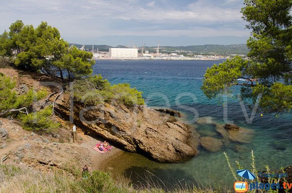 Photo de la calanque de la Plageolle de l'Ile Verte - La Ciotat