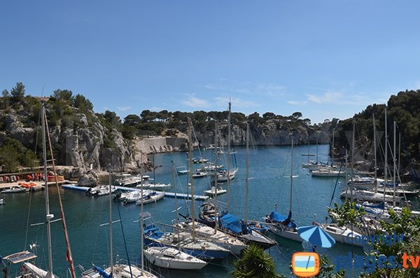 Extrémité de la calanque de Port Miou