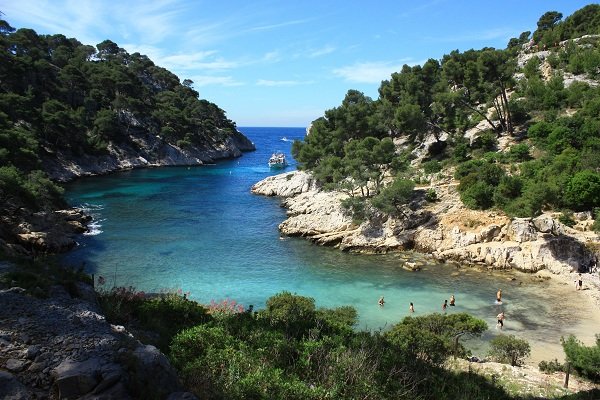 Calanque de port pin à proximité de Cassis