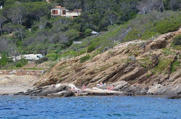 Photo della spiaggia di Porto Fino a Bormes les Mimosas