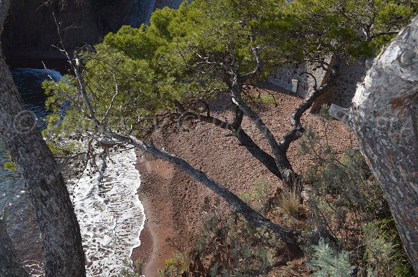 Calanque of Saint Barthélémy in Agay (Var - France)