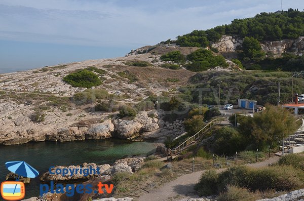 Photo de la calanque de Saména - Marseille