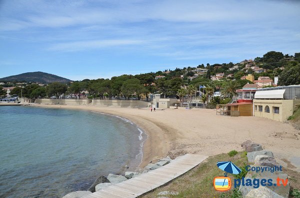 San Peire beach in Les Issambres - France