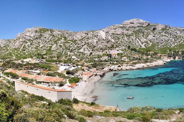 Photo de la calanque de Sormiou (Marseille)