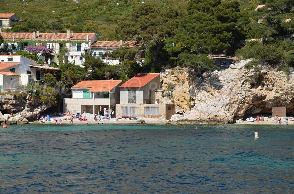 Criques de Sormiou vue depuis la mer