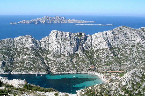 Calanque di Sormiou a Marsiglia - Francia