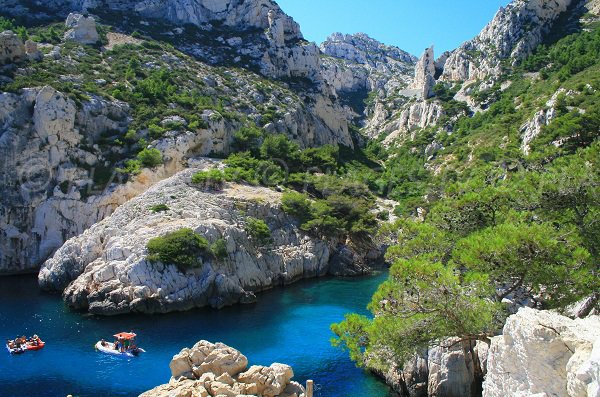 Calanque de Sugiton proche de Luminy