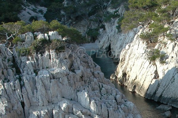 Spiaggia della calanque di Sugiton