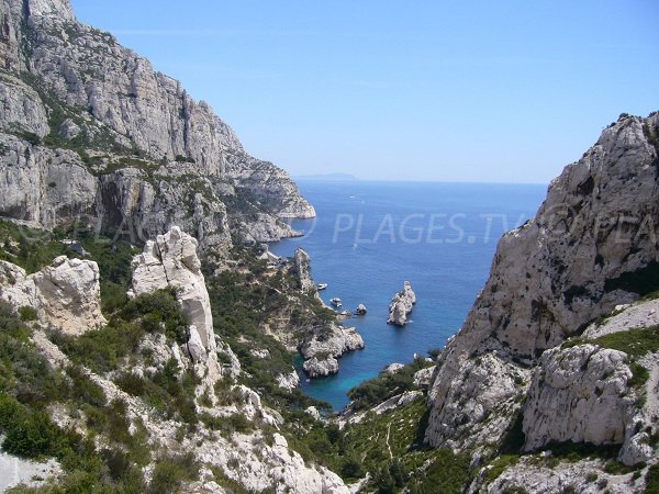 Calanque de Sugiton à Marseille