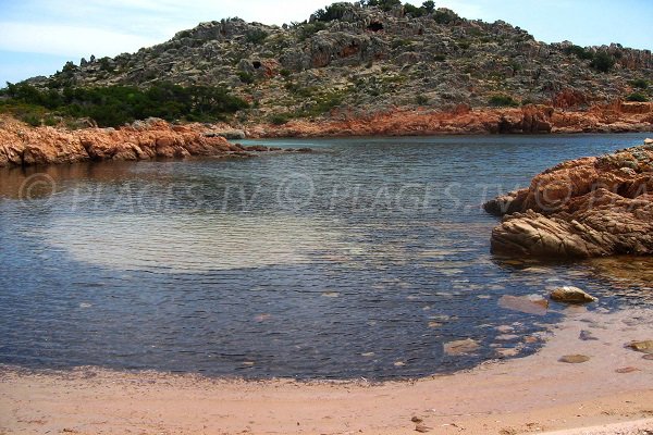 Photo de la calanque de sable de Tavonata - Bonifacio