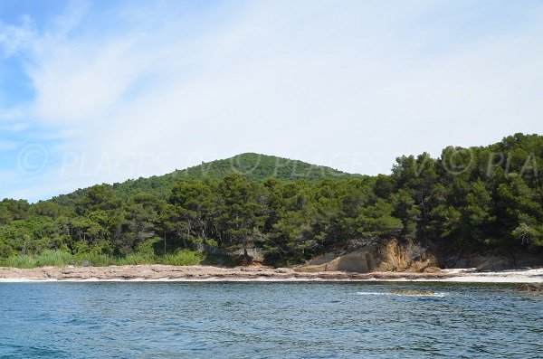 Foto della spiaggia della Tripe a Bormes