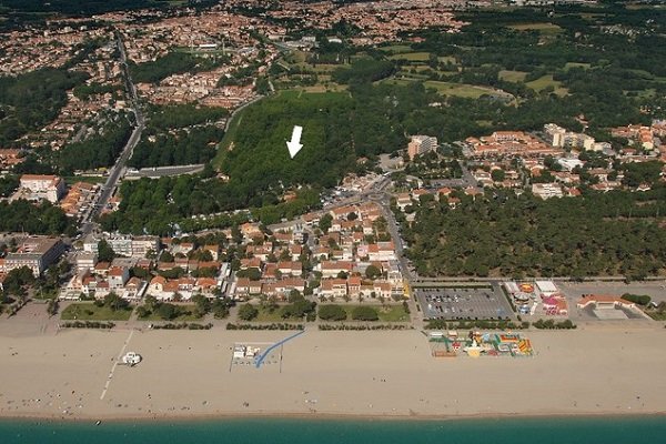 Camping dans le centre d'Argelès à proximité des plages