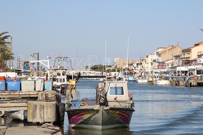 Canal of Grau du Roi in France