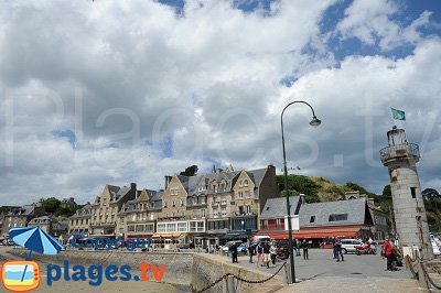 Seaside of Cancale in Brittany in France