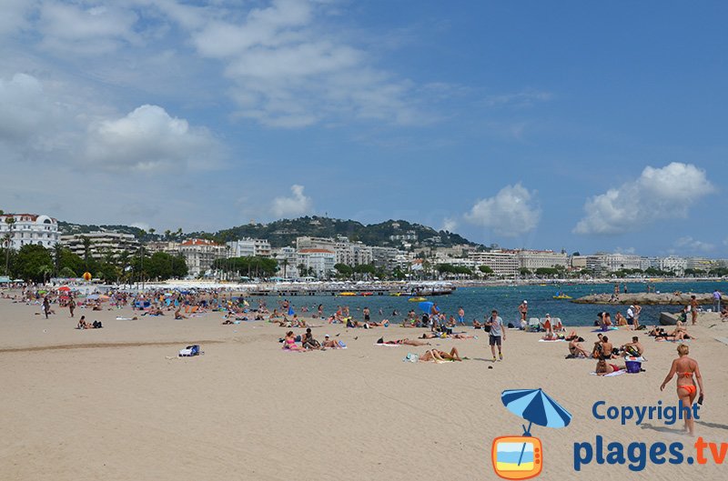 Cannes : une magnifique baie avec des plages de sable