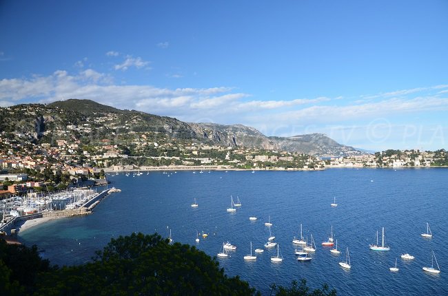 St Jean Cap Ferrat depuis la Corniche de Nice