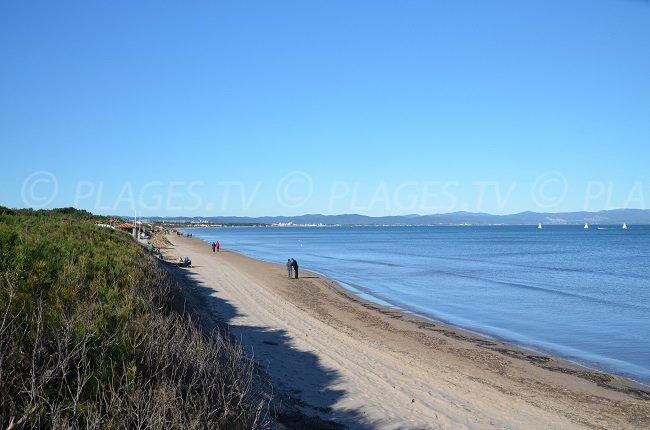 Littoral à Hyères au niveau de La Capte