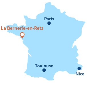 Localisation de La Bernerie en Retz