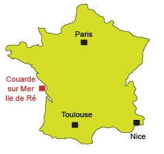 Carte de Couarde sur Mer