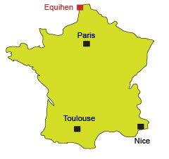 Location of Equihen in France