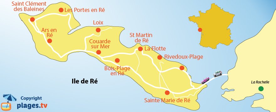 ile de ré carte