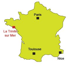 carte la trinité sur mer