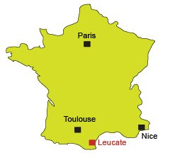 Location of Leucate in France