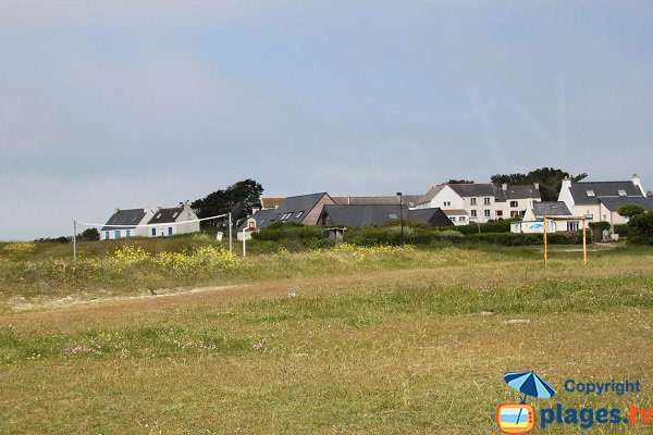 Terrains de volley - Plage de l'ile de Batz