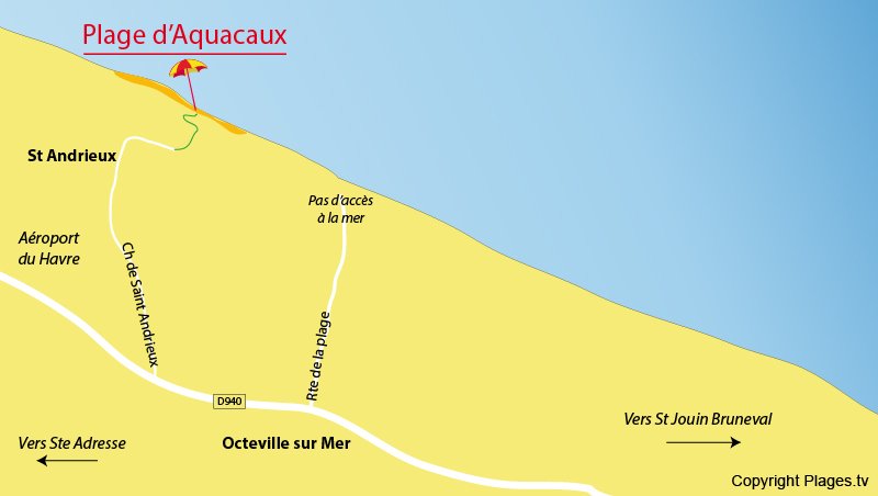 Carte des cartes à Octeville sur Mer (76)