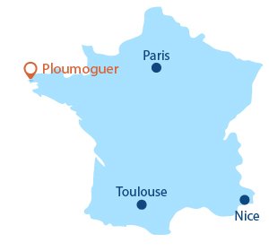 Où se trouve Ploumoguer en Bretagne